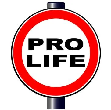 Pro Life Stock Illustration
