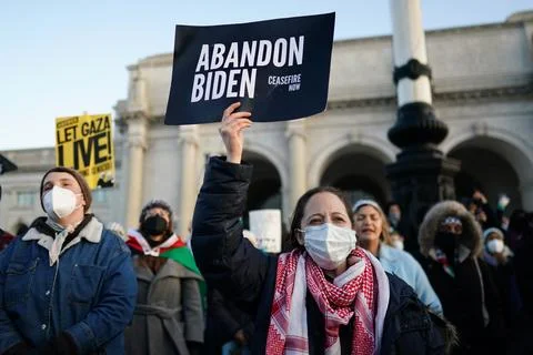 Pro-Palestine groups hold protest in Washington DC, Usa - 01 Feb 2024 Stock Photos