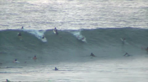 Pro Surfer, Honolua Bay  Stock Footage 1079945