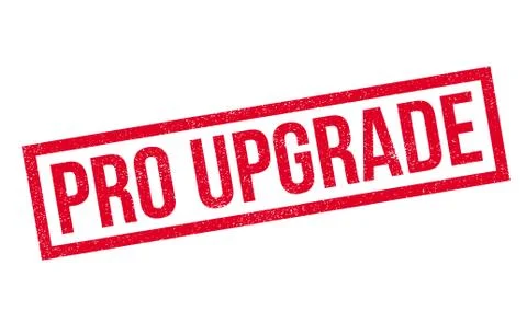 Pro Upgrade rubber stamp イラスト素材