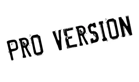 Pro Version rubber stamp Stock Illustration