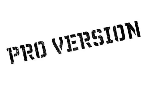 Pro Version rubber stamp イラスト素材