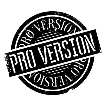 Pro Version rubber stamp 스톡 일러스트