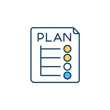 Proactive behaviour RGB color icon Illustrazione stock
