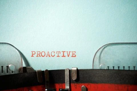 Proactive concept view Stock Photos