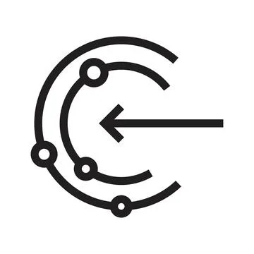 Proactive vector icon design template Stock Illustration