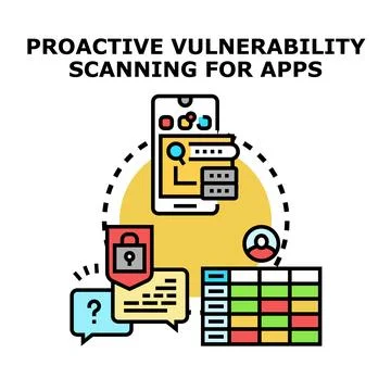 Proactive vulnerability scanning for mobile application security Ilustración de archivo