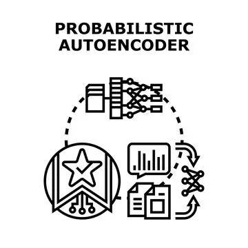 Probabilistic autoencoder performing data processing and machine learning 库存插图