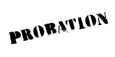 Probation rubber stamp Stock Illustration