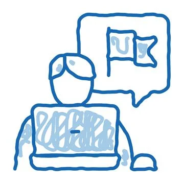 Probation trainee icon vector illustration Stock Illustration