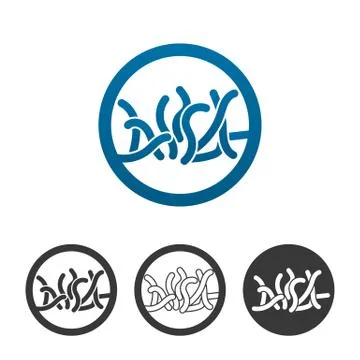 Probiotic bacteria icon Stock Illustration