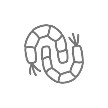 Probiotic, bacteria line icon. Stock Illustration