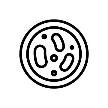 Probiotic icon vector. Isolated contour symbol illustration Stock Illustration