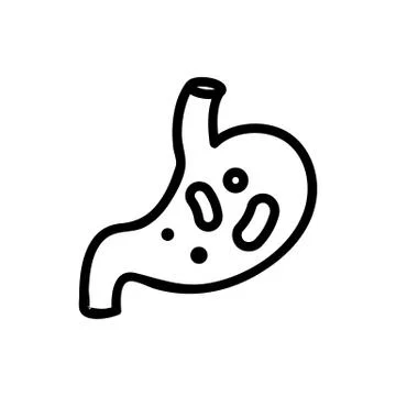 Probiotic icon vector. Isolated contour symbol illustration Stock Illustration