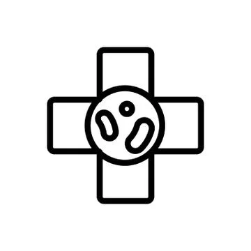 Probiotic icon vector. Isolated contour symbol illustration Stock Illustration