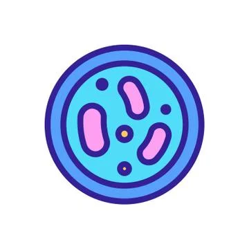 Probiotic icon vector. Isolated contour symbol illustration Stock Illustration