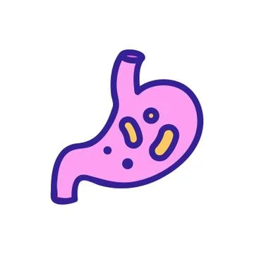 Probiotic icon vector. Isolated contour symbol illustration Stock Illustration