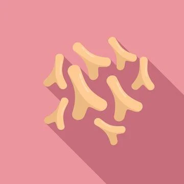 Probiotic microorganism icon flat vector. Intestine fermentation 스톡 일러스트