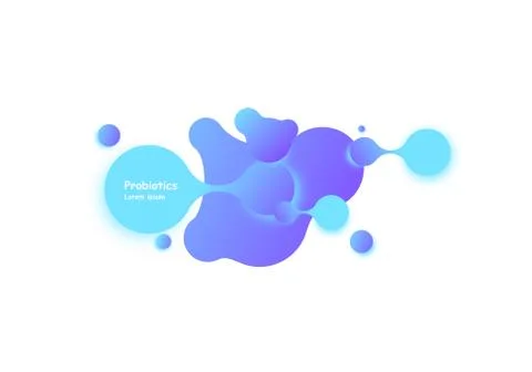 Probiotics bacteria vector design. Probiotics bacteria vector design. Concept of Stock Illustration