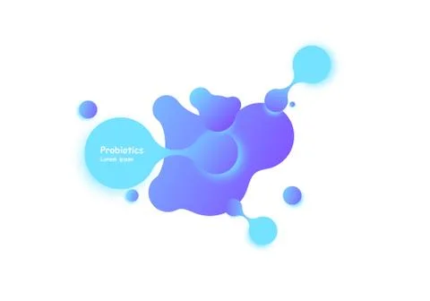 Probiotics bacteria vector design. Probiotics bacteria vector design. Concept of Stock Illustration