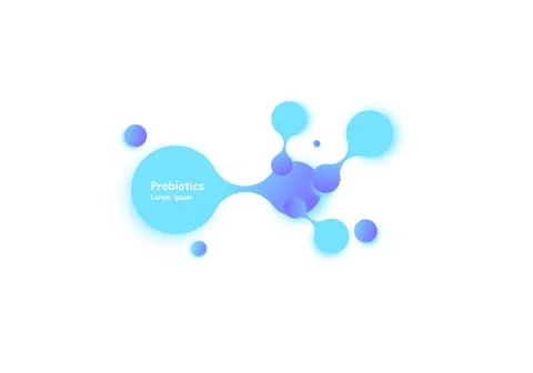 Probiotics bacteria vector design. Probiotics bacteria vector design. Concept of Stock Illustration