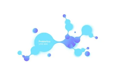 Probiotics bacteria vector design. Probiotics bacteria vector design. Concept of Illustrazione stock