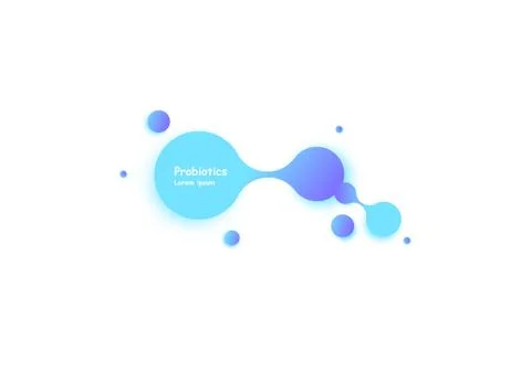 Probiotics bacteria vector design. Probiotics bacteria vector design. Concept of Stock Illustration