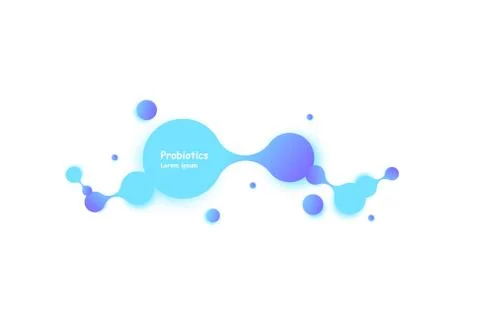 Probiotics bacteria vector design. Probiotics bacteria vector design. Concept of Stock Illustration