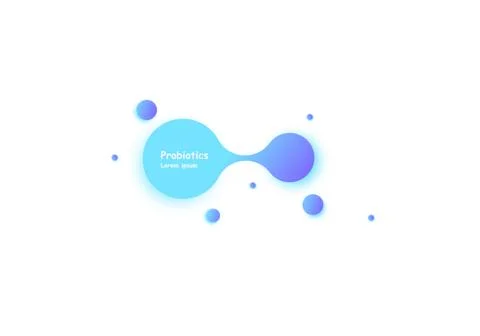 Probiotics bacteria vector design. Probiotics bacteria vector design. Concept of Stock Illustration