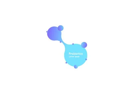 Probiotics bacteria vector design. Probiotics bacteria vector design. Concept of Stock Illustration