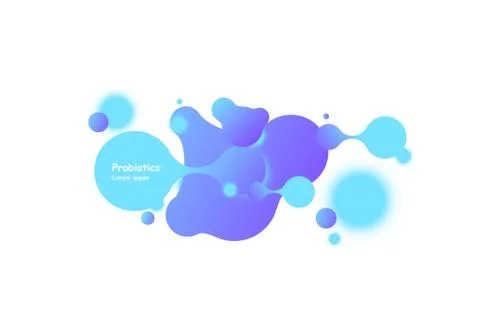Probiotics bacteria vector design. Probiotics bacteria vector design. Concept of Stock Illustration