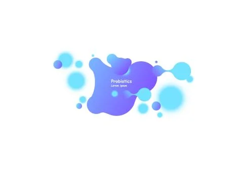Probiotics bacteria vector design. Probiotics bacteria vector design. Concept of Illustrazione stock