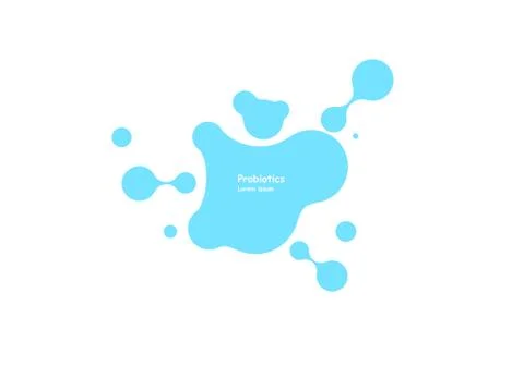 Probiotics bacteria vector design. Probiotics bacteria vector design. Concept of Stock Illustration