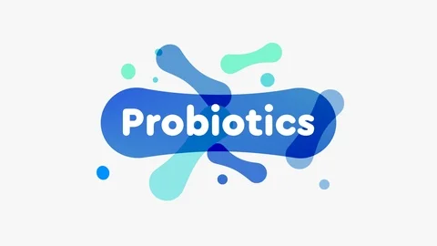 Probiotics Bacteria Vector Logo. Prebiotic, Lactobacillus Vector Icon Design. Stock Footage 108266088