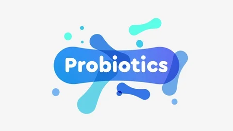 Probiotics Bacteria Vector Logo. Prebiotic, Lactobacillus Vector Icon Design. Stock Footage 108611339