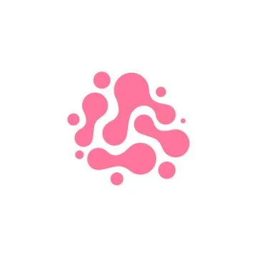 Probiotics flat icon, vector color illustration on white background Stock Illustration