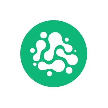 Probiotics flat icon, vector color illustration on white background Stock Illustration