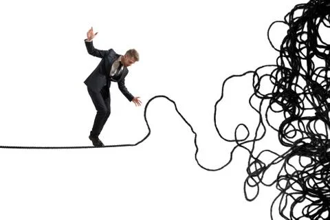 Problem and difficulty concept Stockillustratie