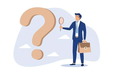 Problem and root cause analysis, research and leadership skill to find soluti Illustrazione stock