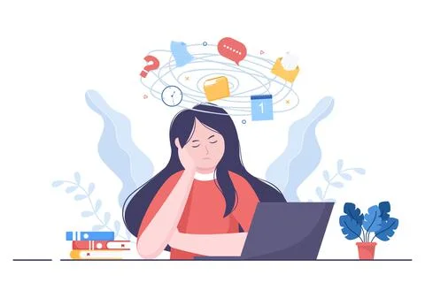 Problem and Solution in Business Solving to Look Ideas with the Concept of Te Stock Illustration