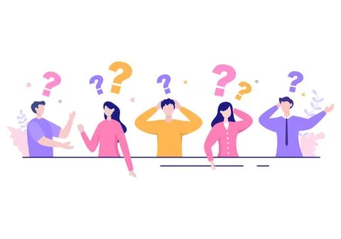 Problem and Solution in Business Solving to Look Ideas with the Concept of Te Stock Illustration