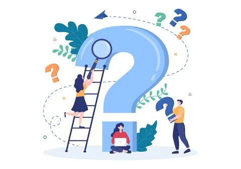 Problem and Solution in Business Solving to Look Ideas with the Concept of Te Stock Illustration