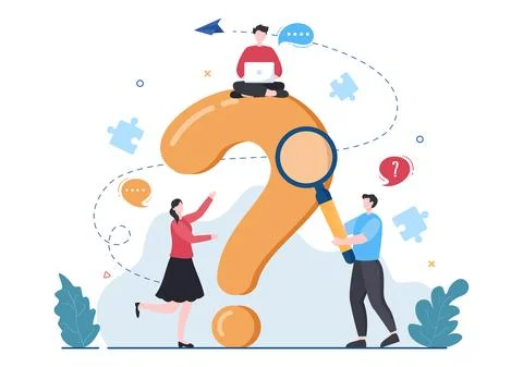 Problem and Solution in Business Solving to Look Ideas with the Concept of Te Stock Illustration