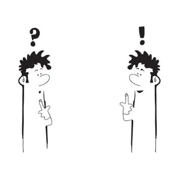 Problem and solution Stock Illustration