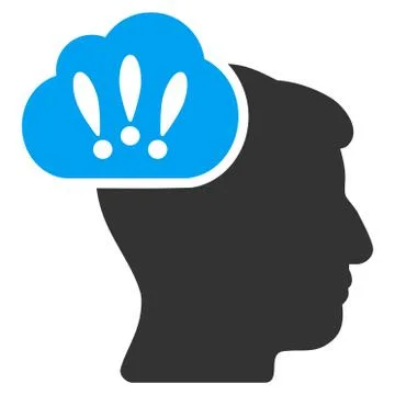 Problem Brainstorm Flat Icon イラスト素材