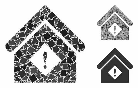 Problem building Mosaic Icon of Uneven Elements Stock Illustration