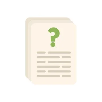 Problem business icon flat vector. Creative solution Stock Illustration