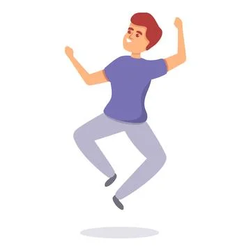 Problem child icon, cartoon style Stock Illustration