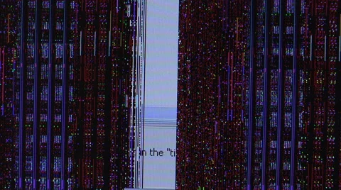 Problem computer screen with error Stock Footage 42219239