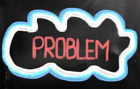 Problem concept 库存插图